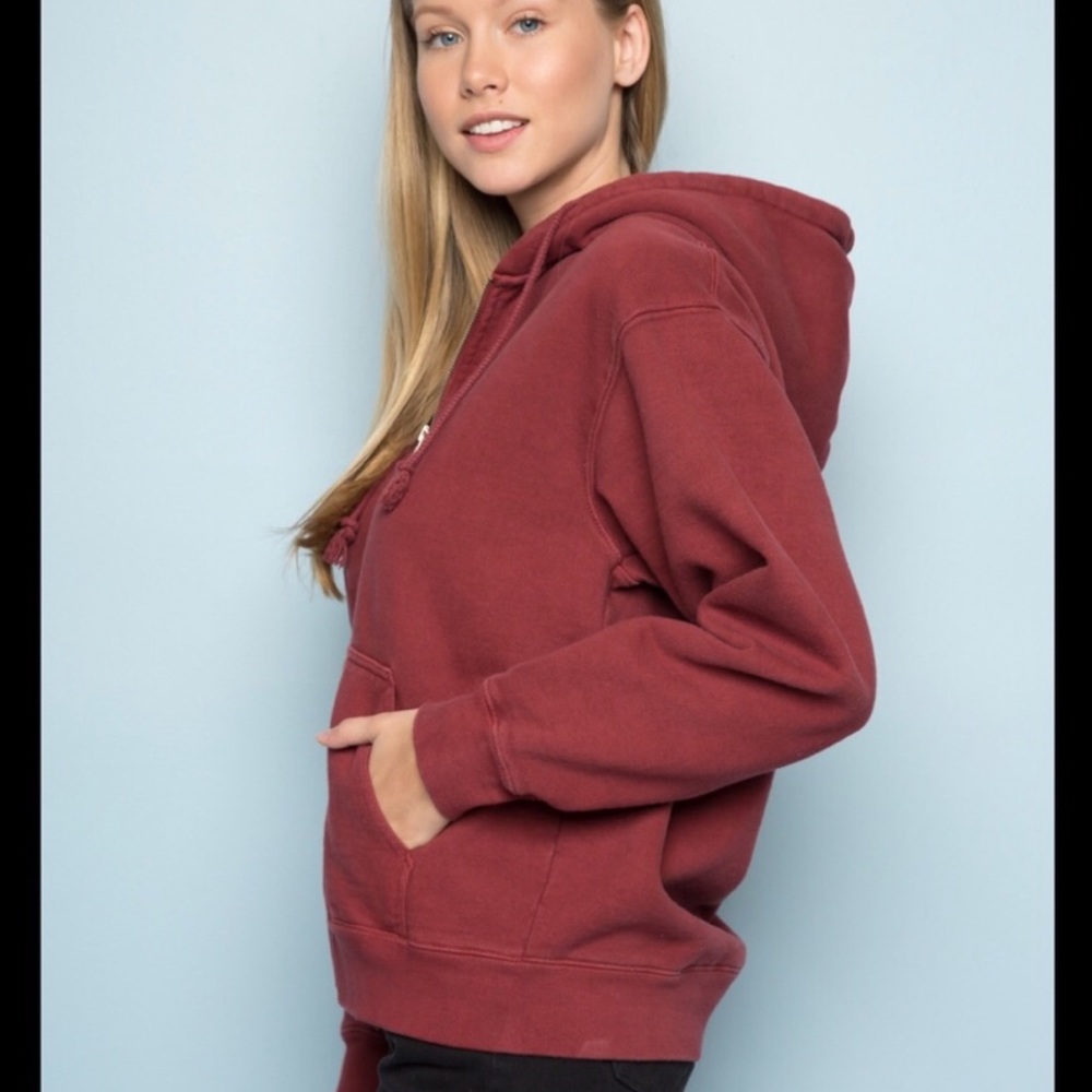 Brandy Melville Zip Up Sweatshirt